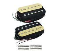 FLEOR Alnico 5 Ensemble de micros pour guitare Zebra Neck and Bridge Humbucker