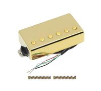 FLEOR Alnico 5 - micro Humbucker pour guitare, 4 fils, 14-15K, pont, adapté à la pièce de guitare LP, doré