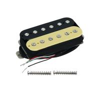 FLEOR Alnico 5 Overwound Style Ouvert Micros chevalet Humbuckers Pickups 14-15k pour Guitare électrique, Zèbre
