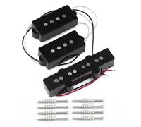 FLEOR Alnico Lot de 5 micros PJ Bass pour basse électrique 4 cordes PB JB