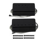 FLEOR Alnico5 - ensemble de micros Humbucker pour guitare, pont et manche, compatibles avec les parties de guitare de style LP, noir