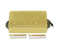 FLEOR Alnico5 Micro Humbucker pour guitare Micros Golden Bridge Compatible avec la partie guitare de style LP