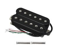 FLEOR Guitare électrique Micros Humbucker Chevalet Micro Alnico 5 Noir