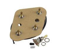 FLEOR Kit de faisceau de câbles pré-câblé 2T2V, avec fonction de séparation de bobine et interrupteur à bascule à 3 voies, pots 500K pour guitare LP