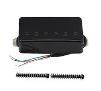 FLEOR Micros Humbucker à double bobinage Micros à pont à haut rendement Aimant en céramique 14~15k Compatible avec la guitare électrique de style LP pour pièces de rechange de guitare Noir
