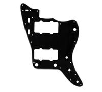 FLEOR Plaque de protection 13 trous pour guitare American Made Vintage FD JM Style 65/60s, 3 plis Noir/blanc/noir