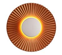 FLEPYHB Appliques murales d'intérieur LED, applique murale ronde moderne, luminaire mural minimaliste 5W, lampe de chevet Art déco pour chambre à coucher, salon, couloir, éclairage mural intérieur