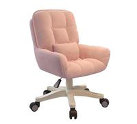 FLEPYHB Chaise de Bureau à Domicile, Fauteuil D'ordinateur Pivotant à 360°, Chaise de Bureau Ergonomique à Double Dossier avec Support Lombaire, Chaise de Bureau à Hauteur Réglable