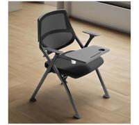 FLEPYHB Chaise De Bureau Pliable pour Ordinateur, Chaises Ergonomiques pour Salle De Conférence avec Tablette D'écriture, Siège Rembourré Empilable pour Réception, Chaises Commerciales pour Formation