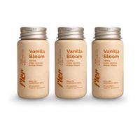 Fler Lot de 3 Recharges pour Déodorant Rechargeable, Sans Sels d'Aluminium et Sans Alcool, à l'Acide Hyaluronique, Aloe Vera et Beurre de Karité, Protection 48 h (3 Vanilla Bloom)