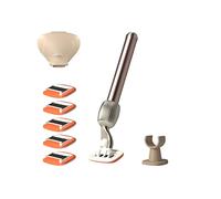 Fler The Razor Shave Set - Rasoir Femme avec Têtes Interchangeables, Rasoir avec Support, 6 Lames de Rechange et Étui Protecteur, Rasoirs Unisexes, Lame avec Aloe Vera, Vitamine E (Rose)