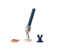 Fler The Razor Starter Set - Rasoir pour Femme avec Têtes Interchangeables, Rasoir avec Support et 2 Lames de Rechange, Rasoirs Unisexes, Lame avec Aloe Vera, Vitamine E (Bleu)