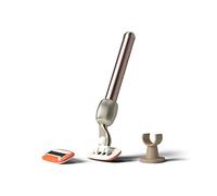 Fler The Razor Starter Set - Rasoir pour Femme avec Têtes Interchangeables, Rasoir avec Support et 2 Lames de Rechange, Rasoirs Unisexes, Lame avec Aloe Vera, Vitamine E (Rose)