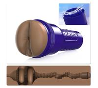 Fleshlight Boost Blast - masturbateur vagin réaliste anus - silicone marron