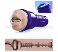 Fleshlight Boost Blow - Réaliste bouche masturbateur (naturel)