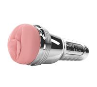 Fleshlight Pink Quiver - masturbateur masculin avec fonction chauffante - double moteur avec 10 modes de vibration et 6 niveaux d'intensité - manchon superskin
