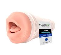 Fleshlight Riley Reid Insomnia (Mouth) - Masturbateur Homme Real Experience - Sensation Intense - Facile à Nettoyer