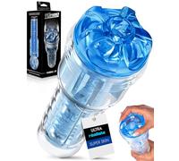Fleshlight Turbo Thrust - Blue Ice - Masturbateur Homme Real Experience - Sensation Intense - Facile à Nettoyer