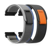 Fleshy Leaf Bracelet compatible avec Garmin Fenix 8 47 mm/epix Pro 47 mm, facile à installer, bracelet Garmin Fenix 7/6/5, Forerunner 935 945, bracelet à dégagement rapide, 22MM, Nylon, Pas de gemme