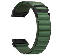 Fleshy Leaf Bracelet compatible avec Garmin Fenix 8 47 mm/epix Pro 47 mm, facile à installer, bracelet Garmin Fenix 7/6/5, Forerunner 935 945, bracelet à dégagement rapide, 22MM, Nylon, Pas de gemme
