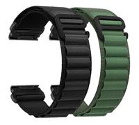 Fleshy Leaf Bracelets de montre compatibles avec Garmin Fenix 8 51 mm Tactix 7 Pro Fenix 7x 5x Plus 6x Pro, bracelet de sport en nylon de 26 mm pour Garmin Fenix 3 3HR, 26MM, Nylon, Pas de gemme