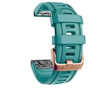 Fleshy Leaf QuickFit Bracelet de montre 20 mm compatible avec Garmin Fenix 8 43 mm/epix Pro 42 mm, Fenix 7S 5S/ 5S Plus, 6S/ 6S Pro, D2 Delta S, Descent Mk2S - Bracelet de rechange en silicone