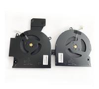 Fleshy Leaf Ventilateur de refroidissement CPU + GPU de rechange pour HP OMEN 16-B 16-C TPN-Q265 TPN-Q267 12V Series M75487-001 ND8CC02-20K25 M75488-001 ND8CC02-20K26