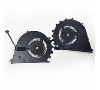 Fleshy Leaf Ventilateur de refroidissement CPU + GPU de rechange pour HP ZBook Studio G3 G4 HSTNN-C88C HSTNN-C02C Series DFS501105PQ0T DFS501105PR0T 922945-001 840960-001 NS75C07-15C04 NS75C08 -15C0 5