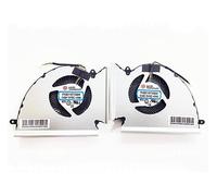 Fleshy Leaf Ventilateur de refroidissement CPU + GPU de rechange pour MSI GE76 GP76 WE76 MS-17K3 MS-17K2 MS-17K1 Series PABD1A010SHL-N452 PABD1A010SHR-N451 DC12V 0,6A