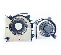 Fleshy Leaf Ventilateur de refroidissement CPU + GPU de rechange pour MSI GF63 GF65 Thin MS-16R1 MS-16R2 MS-16R3 MS-16R5 WF65 PABD08008SH N413 PAAD06015SL N433