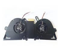 Fleshy Leaf Ventilateur de refroidissement CPU + GPU pour Asus TUF Gaming Dash F15 FX516 FX516P FX516PR Air RTX3070 DC12V 4 broches