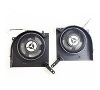 Fleshy Leaf Ventilateur de refroidissement CPU + GPU pour Lenovo Legion R9000K Y9000K Legion 7-16ACHg6 82N6 2021 Paragraph Series DFSAL12E064860 FNKN DFSAL12E164860 FNKP DC10V