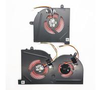 Fleshy Leaf Ventilateur de refroidissement GPU de rechange pour MSI GS63 GS63VR GS73 GS73VR GS62 MS-17B1 MS-17B2 MS-16K2 MS-16K3 Stealth Pro BS5005HS-U2L1 4 broches