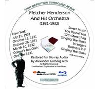 Fletcher Henderson (1931-32) Restauré pour Blu-Ray Audio