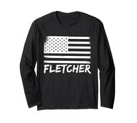 Fletcher Nom de prénom personnalisé pour Anniversaire de citoyenneté Manche Longue