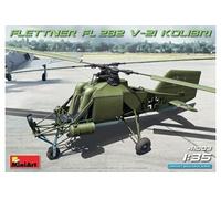 MiniArt Maquette 1:35 Flettner FL 282 V-21 Kolibri – reproduction fidèle, kit plastique non peint