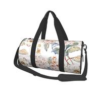 Fleur Aquarelle Pastel Botanique Rose, Sac de Voyage de Grande capacité, Sac à Main Rond, Sac de Voyage de Sport, fourre-Tout, Sac de Fitness