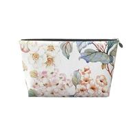 Fleur Aquarelle Pastel Botanique Rose, Trousse de Toilette Trousse de Maquillage Sac à cosmétiques Trousse de Toilette de Voyage Portable