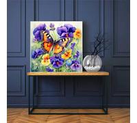 Fleur Aquarelle Puzzle 300 Pièces pour Adultes, 35x35cm Puzzles Classiques 300 pièces, DIY Activité Familiale Jigsaw Puzzle Jeux, Unique Décoration Murale de la Maison Cadeau