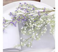 Fleur artificielle Gypsophile - Vente Flash - Bouquet de mariée, décoration de Noël, maison, festival, cadeau DIY, accessoire photo 1