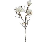 Mica Decorations Branche artificielle magnolia - H88 cm - Blanc