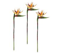 Fleur Artificielle Strelitzie - Oiseau de Paradis - Branche décorative Exotique - Fleurs décoratives - Vase Tropical - Arrangement - Fleurs de Tige - Mariage hawaïen - Fête à thème