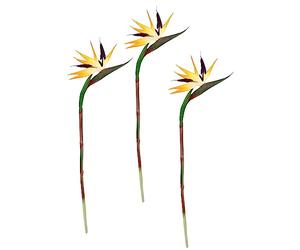 Fleur Artificielle Strelitzie - Oiseau de Paradis - Branche décorative Exotique - Fleurs décoratives - Vase Tropical - Arrangement - Fleur de Tige - Or - Mariage Hawaï - Fête à thème - Décoration