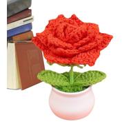Fleur au crochet, fleurs tricotées Fleurs de fil faites à la main Crochet