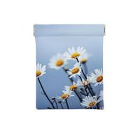 Fleur Blanche Nature, Sac de Rangement pour Femmes, Portefeuille supérieur à Presser, Petit Porte-Monnaie, Pochette de Changement