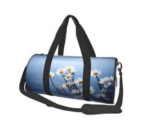 Fleur Blanche Nature, Sac de Voyage de Grande capacité, Sac à Main Rond, Sac de Voyage de Sport, fourre-Tout, Sac de Fitness