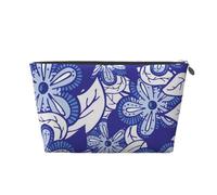 Fleur Bleue, Trousse de Toilette Trousse de Maquillage Sac à cosmétiques Trousse de Toilette de Voyage Portable