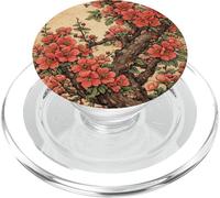 Fleur bohème Sakura Fleuriste Summer Vintage Cherry Blossom PopSockets PopGrip pour MagSafe
