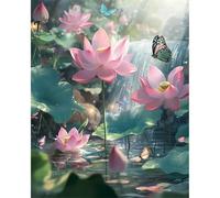 Fleur Cascade Puzzle de 2000 Pièces pour Adultes, 100x70cm Puzzles Classiques 2000 pièces Adultes, Puzzle Stimulant Parfait pour Les Soirées de Jeu