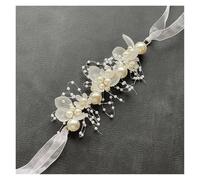 Fleur Cheveux Mariage Enfant Bandeau de mariée for filles, imitation perles en cristal, coiffure, couronne fleurs, guirlande, cerceau, bandeaux mariage(Bracelet 5)